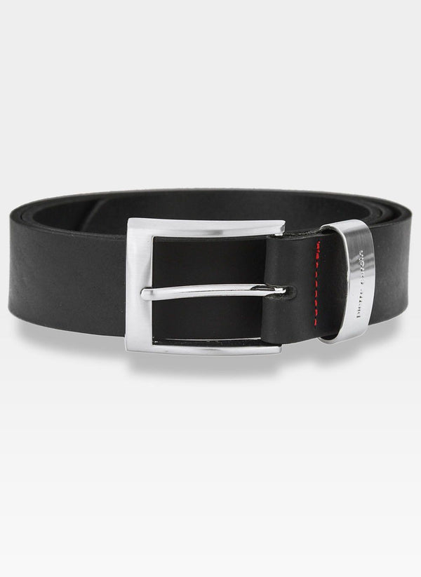 Vīriešu ādas josta Pierre Cardin 70007, melna D53 