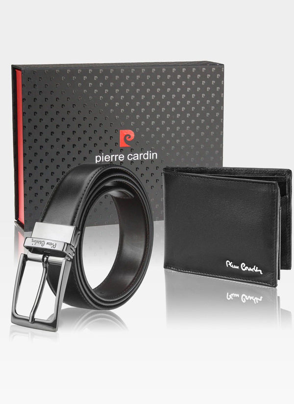 Vīriešu komplekta maks ar jostu Pierre Cardin T6 8806