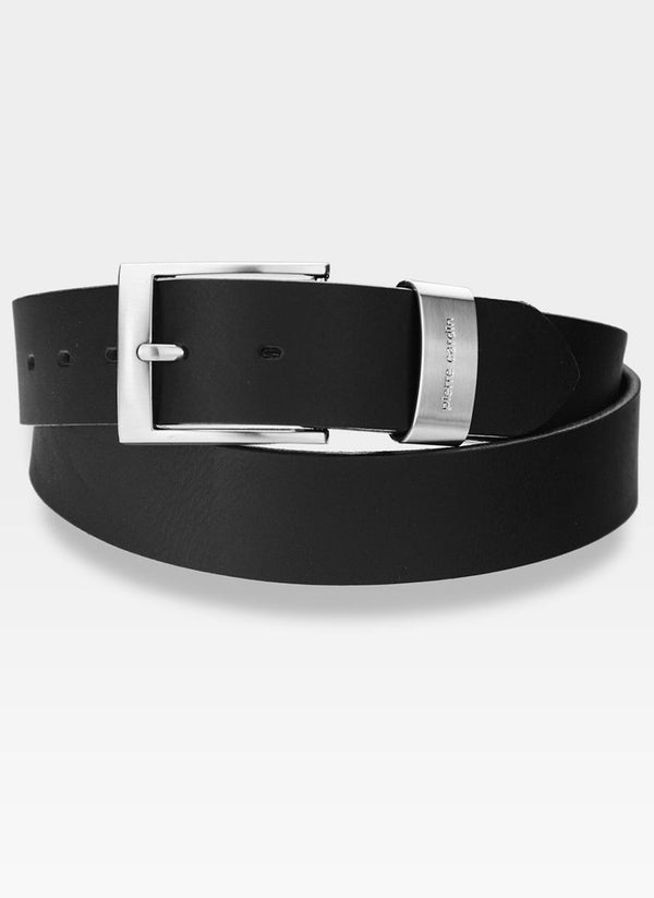 Vīriešu ādas josta Pierre Cardin 70007, melna D53 