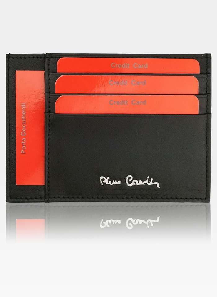 Vīriešu ādas maks Pierre Cardin Tilak06 P020, melnā krāsā S462
