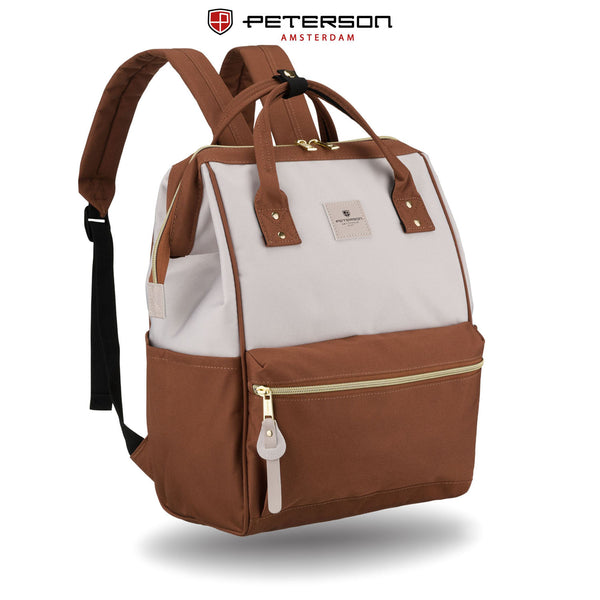 Sieviešu mugursoma Peterson, bēša K53