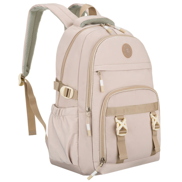 Vidēja izmēra unisex mugursoma Peterson, bēša N520