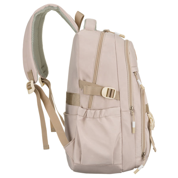 Vidēja izmēra unisex mugursoma Peterson, bēša N520
