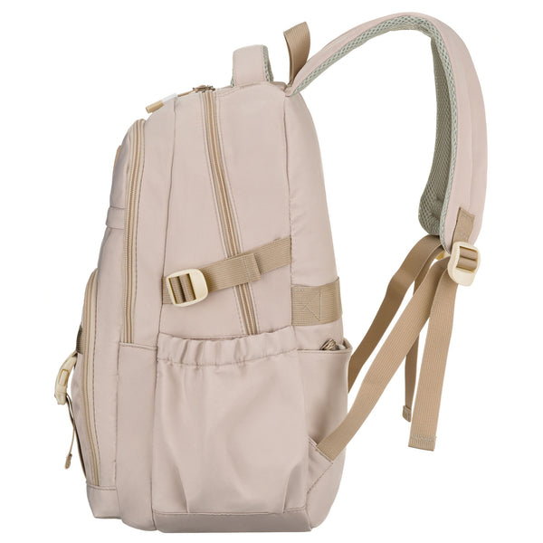 Vidēja izmēra unisex mugursoma Peterson, bēša N520