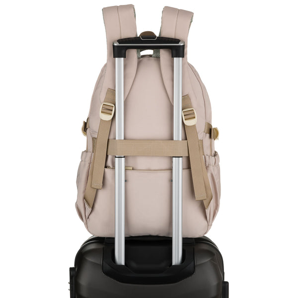 Vidēja izmēra unisex mugursoma Peterson, bēša N520