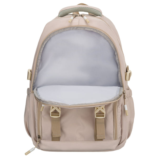 Vidēja izmēra unisex mugursoma Peterson, bēša N520