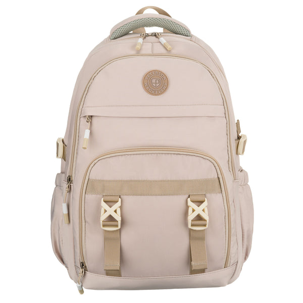 Vidēja izmēra unisex mugursoma Peterson, bēša N520