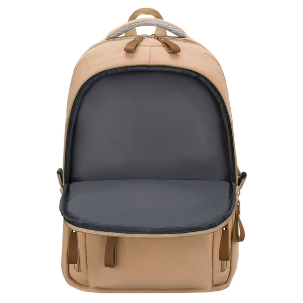 Vidēja izmēra mugursoma unisex Peterson, bēša
