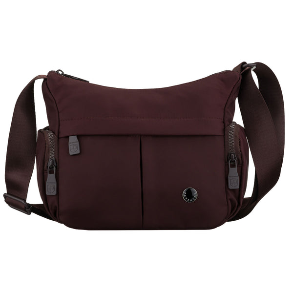 Sieviešu rokassoma Peterson, bordo krāsā B214