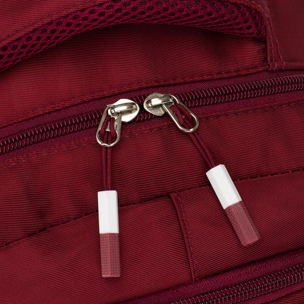 Vidēja izmēra mugursoma unisex Peterson, bordo krāsā