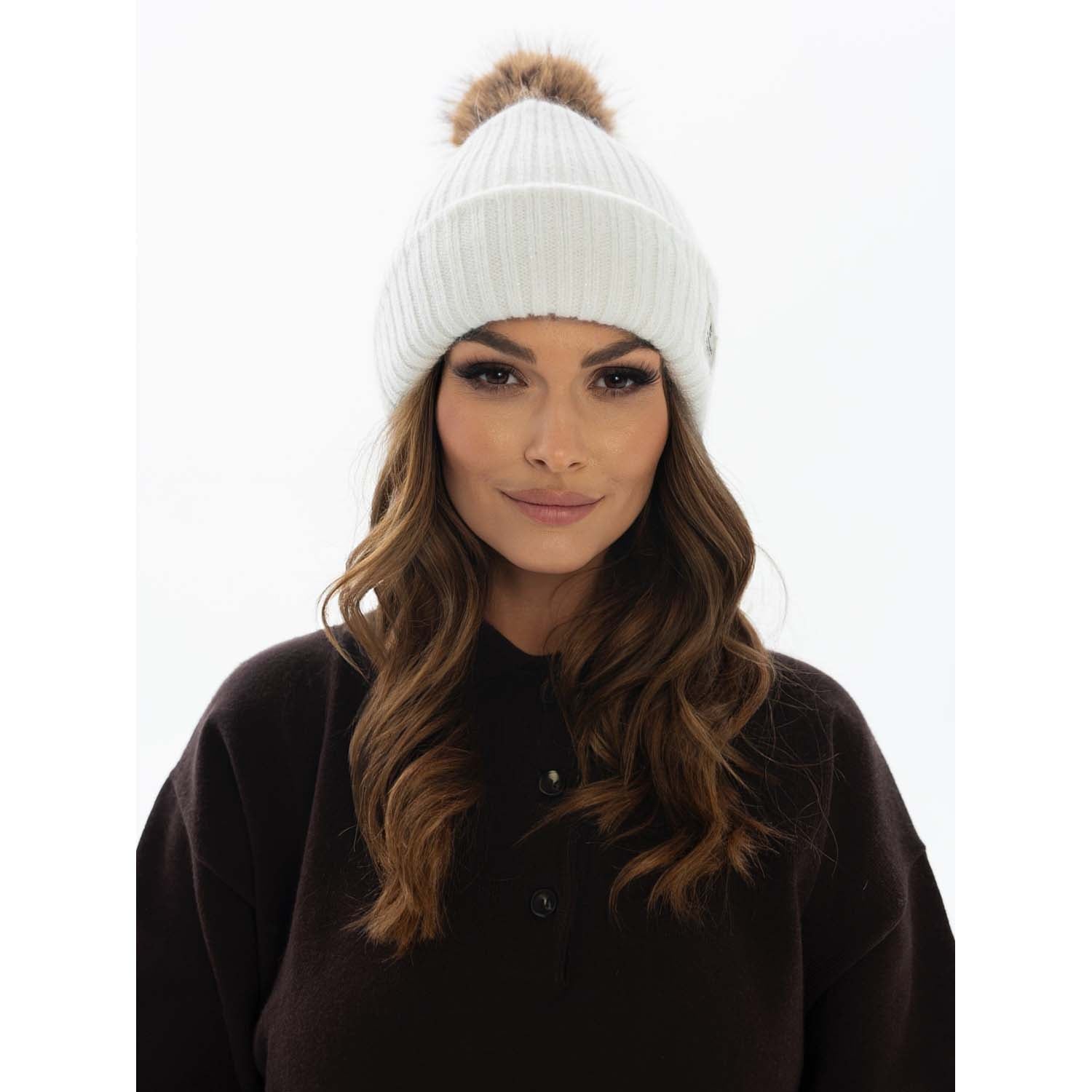 Sieviešu cepure Peterson, balta K37