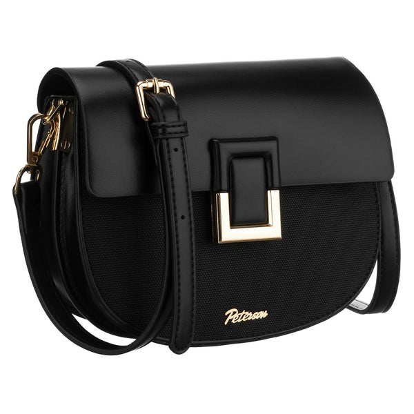 Maza sieviešu rokassomiņa Peterson, melna 1467