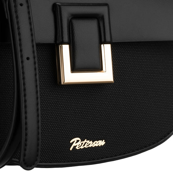 Maza sieviešu rokassomiņa Peterson, melna 1467