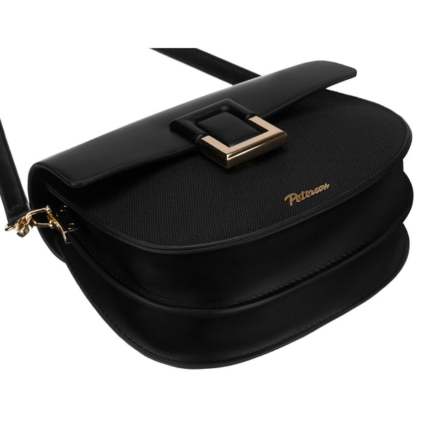 Maza sieviešu rokassomiņa Peterson, melna 1467