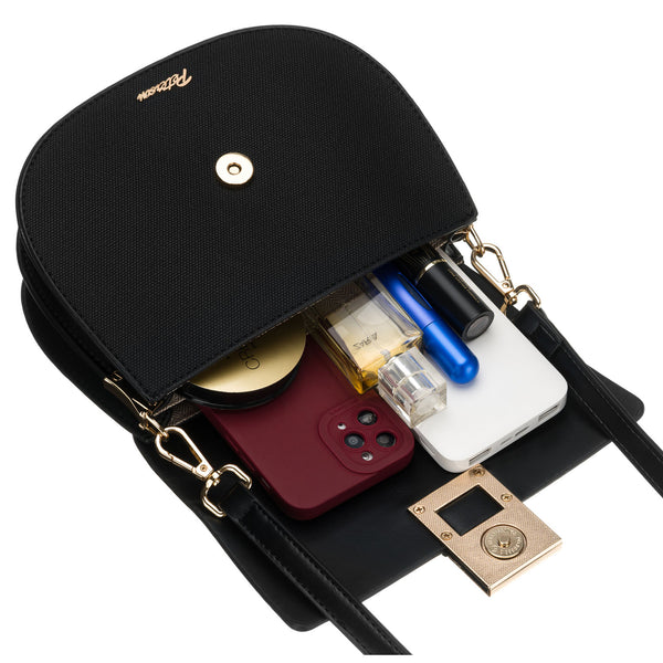 Maza sieviešu rokassomiņa Peterson, melna 1467