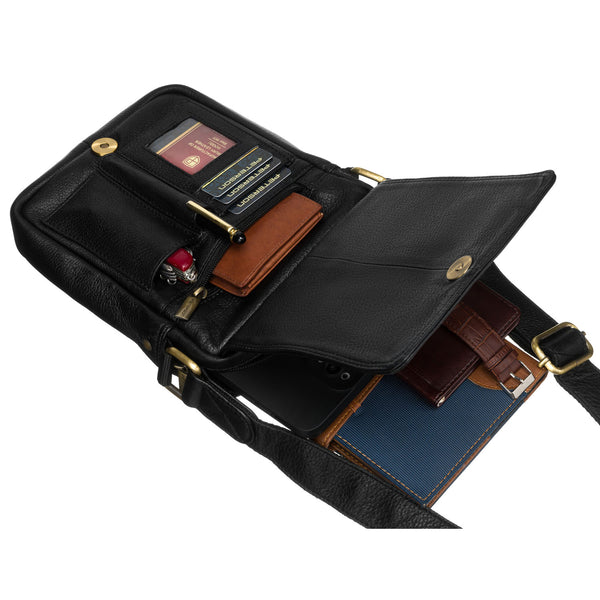 Vīriešu soma Peterson, melna R349