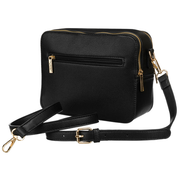 Vidēja izmēra sieviešu rokassoma Peterson, melna