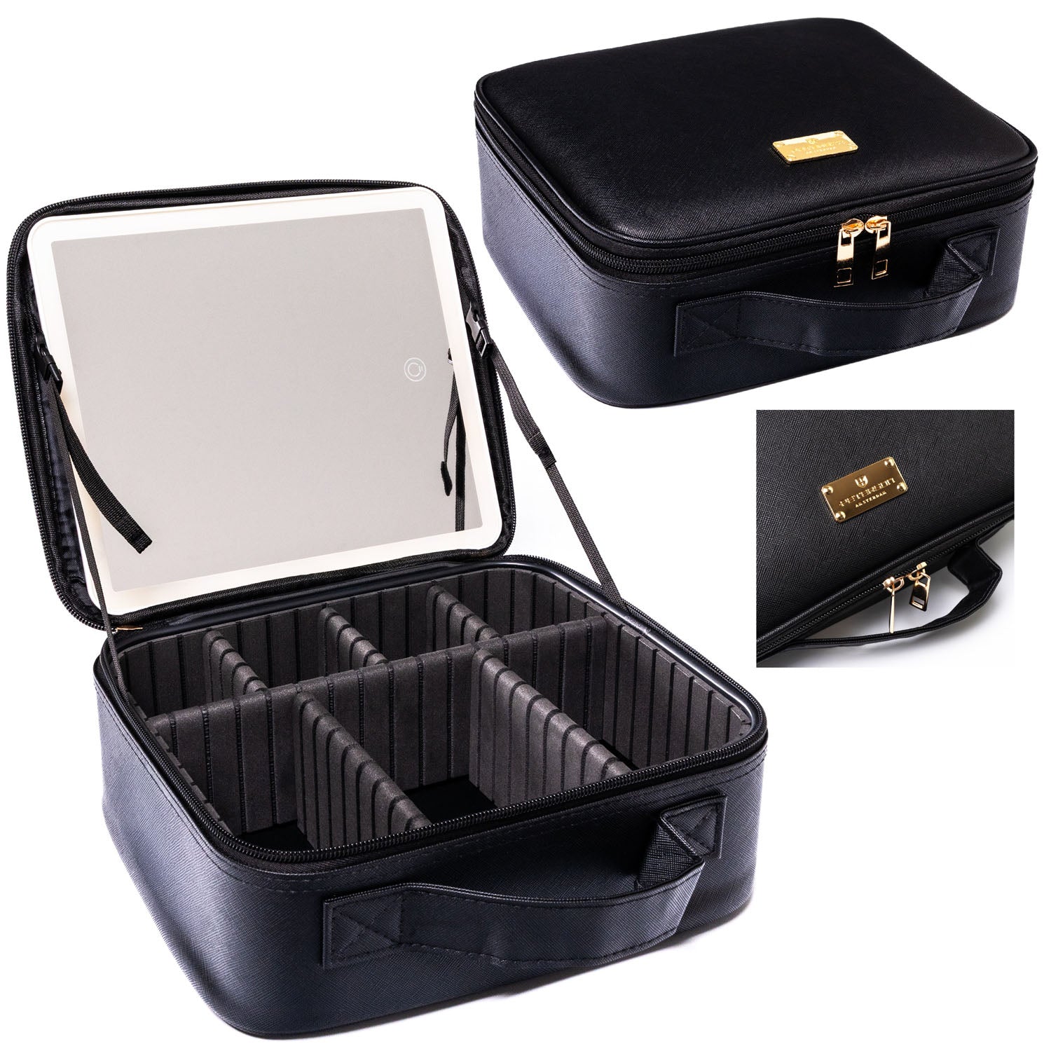 Rotaslietu kastīte Peterson, melnā krāsā.