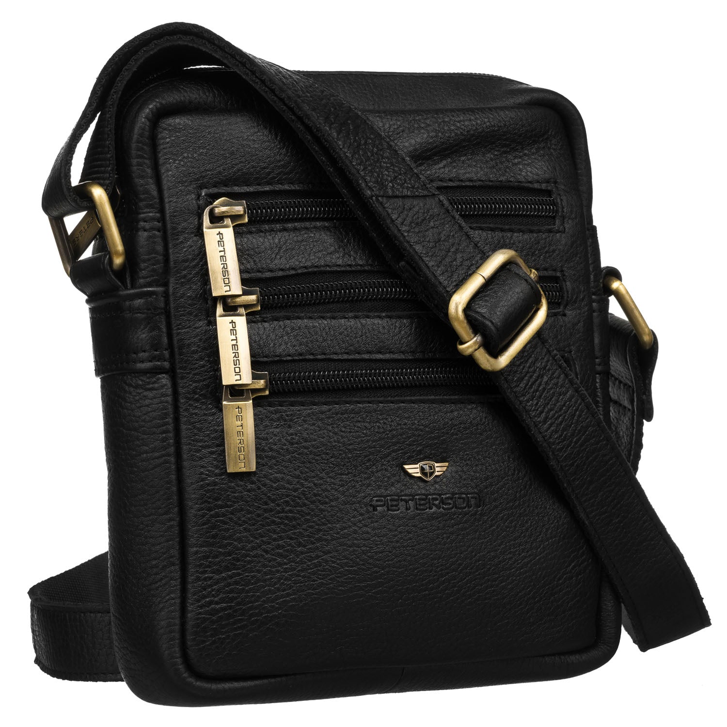 Vīriešu soma Peterson, melna R393