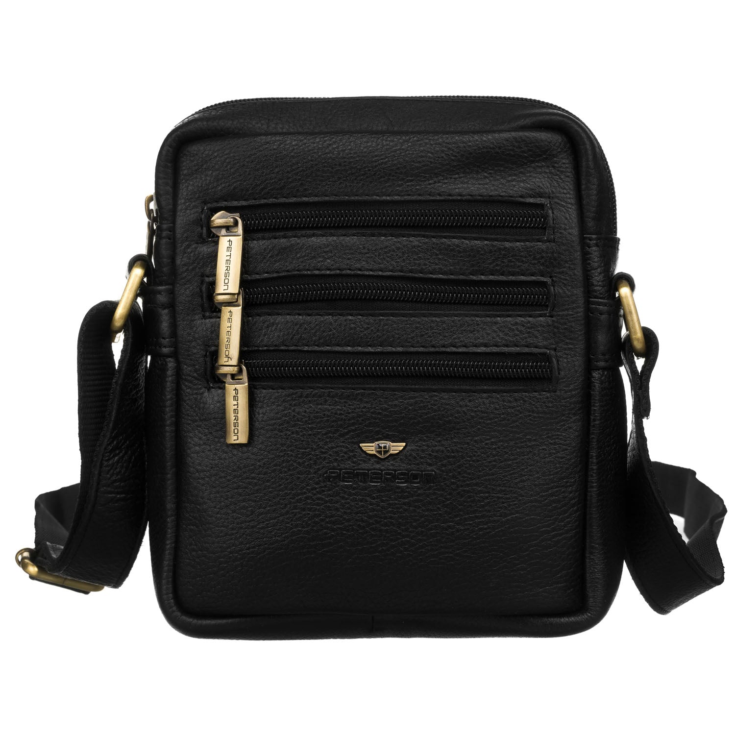 Vīriešu soma Peterson, melna R393