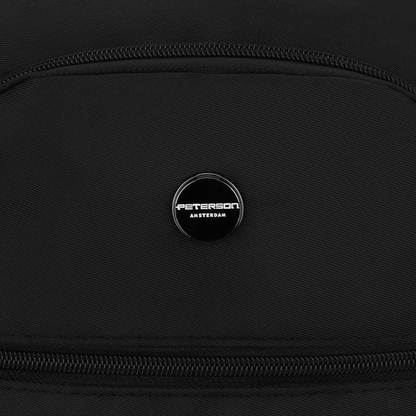 Mugursoma unisex Peterson, melna K48