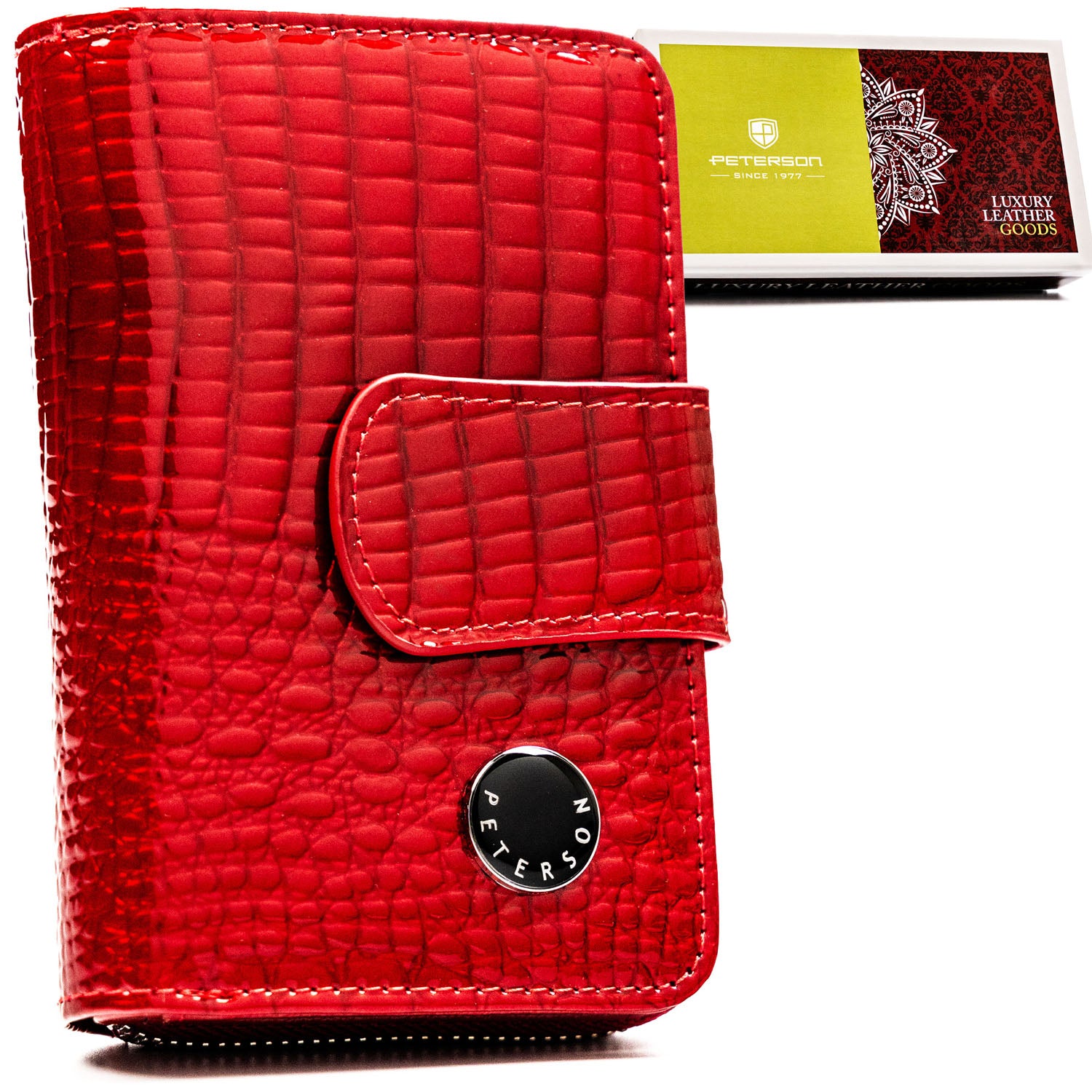 Piniginė moterims Peterson, raudona G26