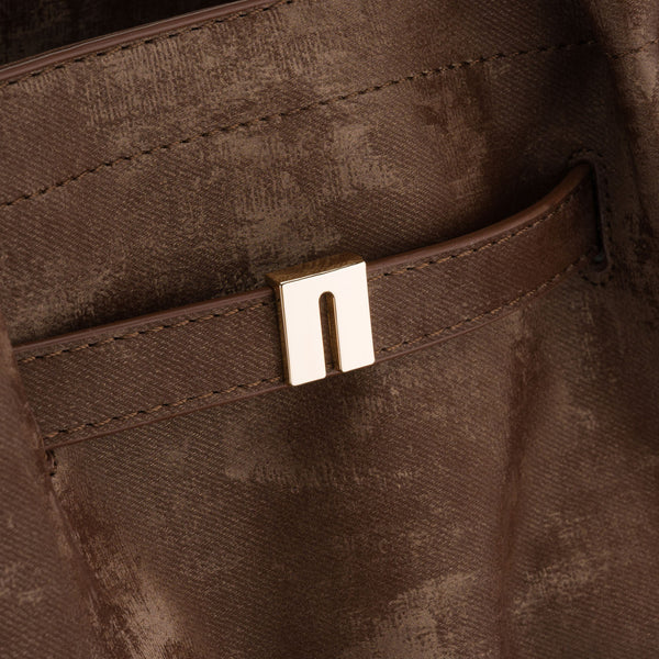 Liela sieviešu iepirkumu soma Peterson, brūna AX35