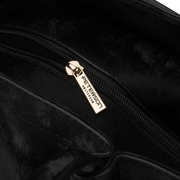 Liela sieviešu iepirkumu soma Peterson, melna AX34