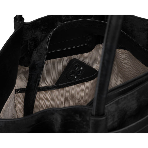 Liela sieviešu iepirkumu soma Peterson, melna AX34