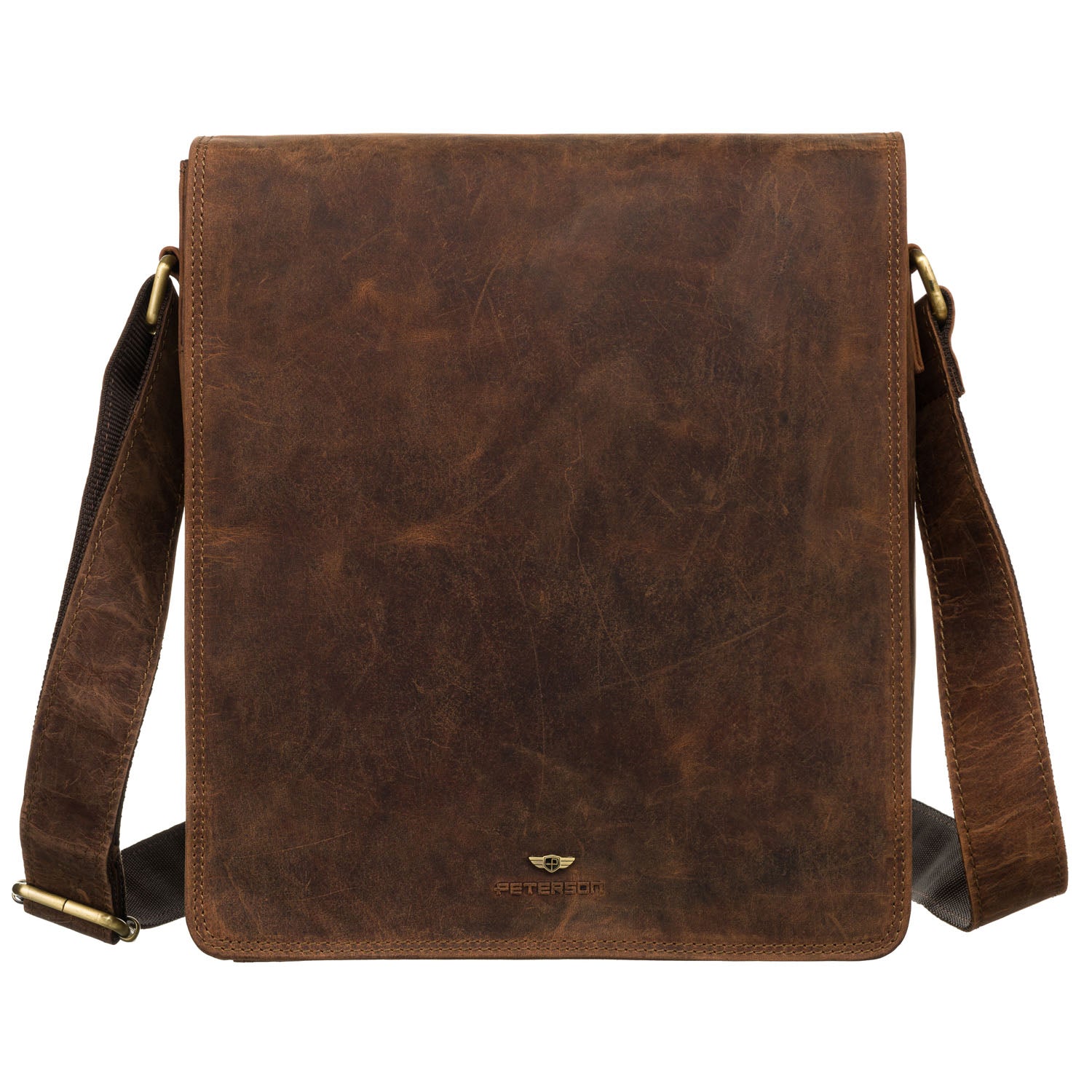 Liela vīriešu soma Peterson, brūna R277