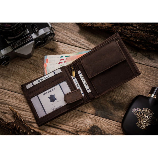 Liels vīriešu maks Always Wild, brūns N450