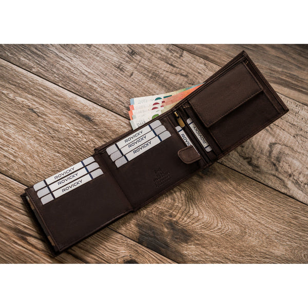 Liels vīriešu maks Always Wild, brūns N450