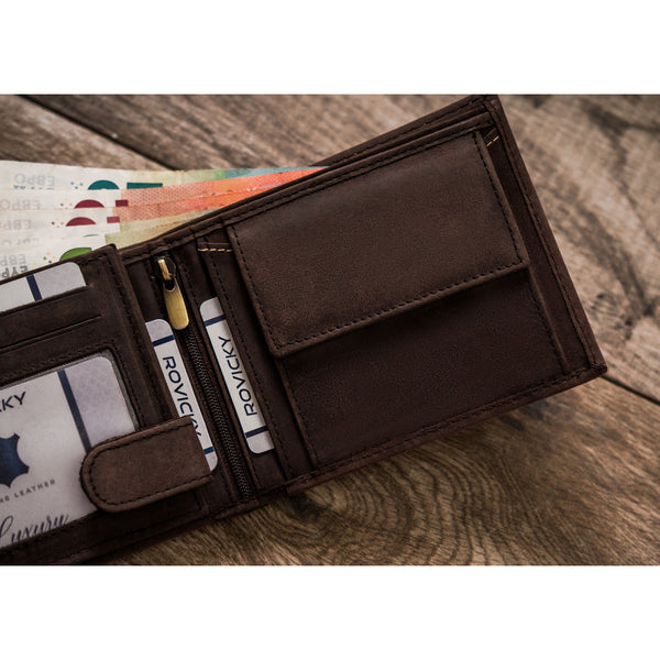 Liels vīriešu maks Always Wild, brūns N450