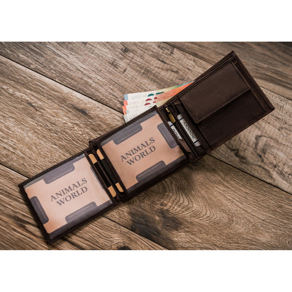 Liels vīriešu maks Always Wild, brūns N450