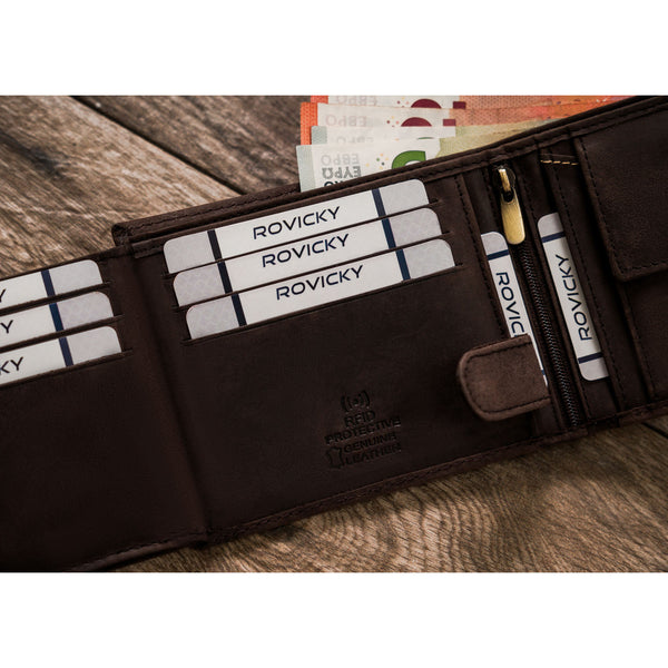 Liels vīriešu maks Always Wild, brūns N450