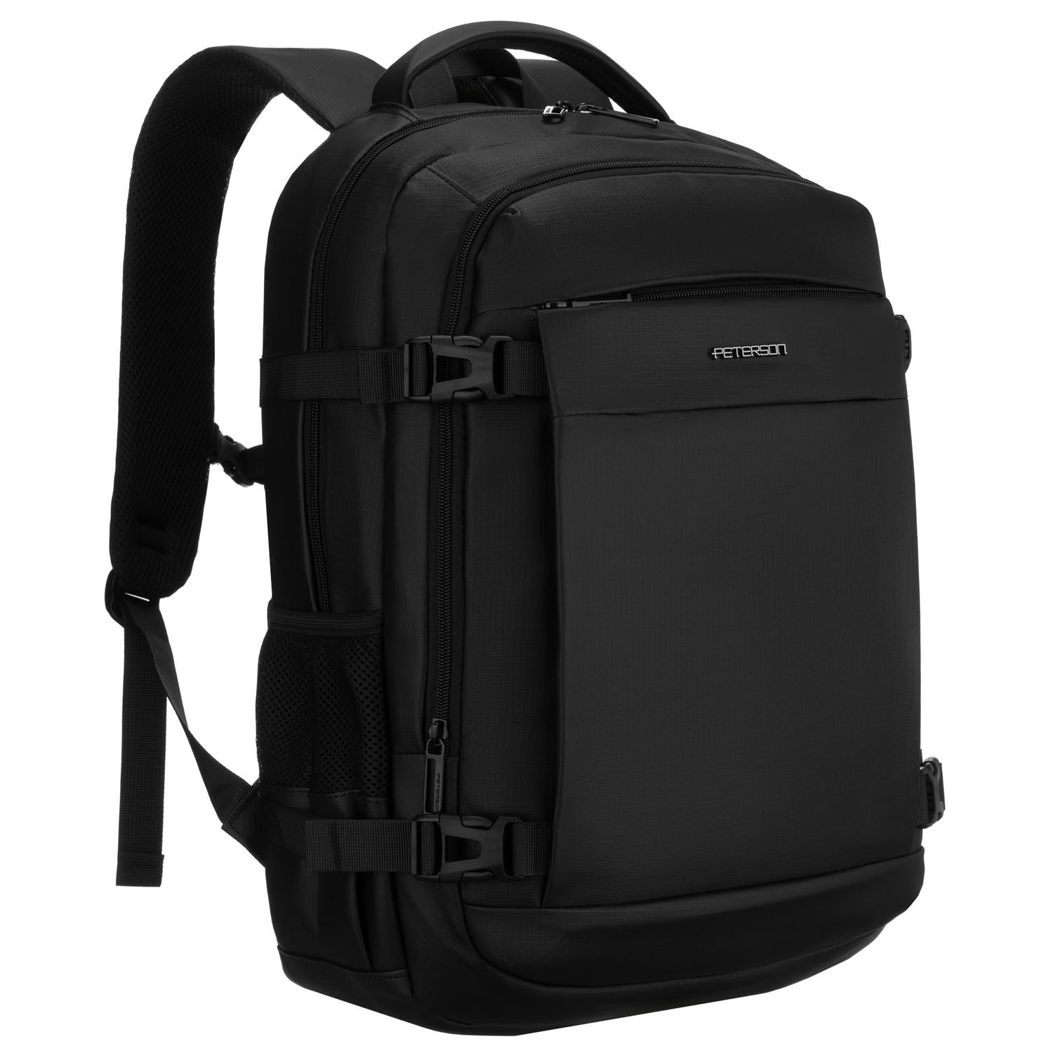 Liela mugursoma Peterson, melna K21