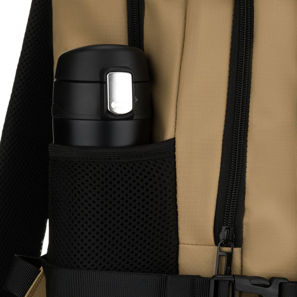 Liela unisex mugursoma Peterson, haki krāsā K22