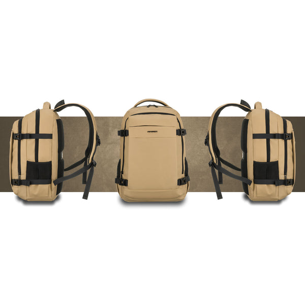 Liela unisex mugursoma Peterson, haki krāsā K22