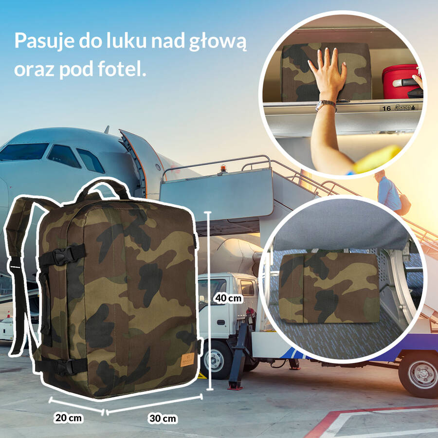 Didelė kelioninė poliesterio kuprinė Rovicky