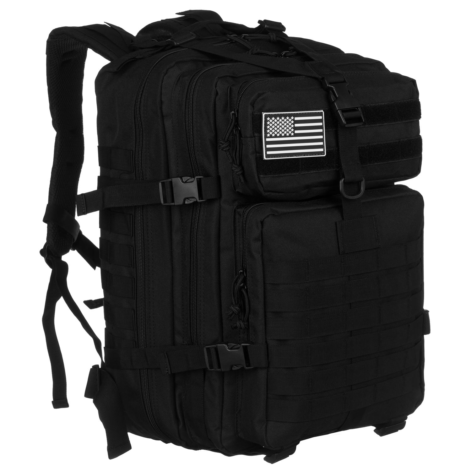 Liela vīriešu mugursoma Peterson, melna K24