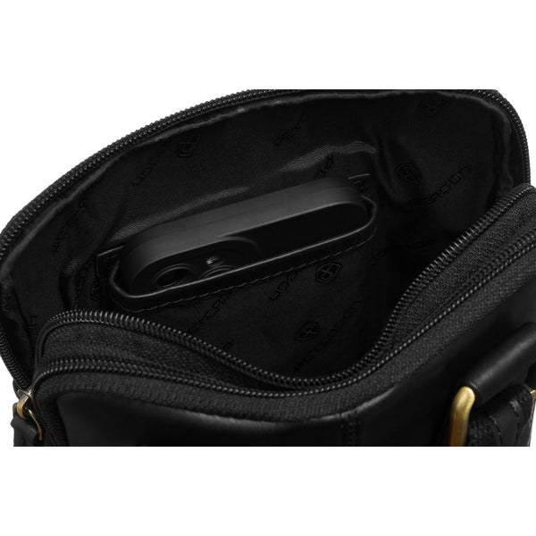 Vīriešu soma Peterson, melna R475