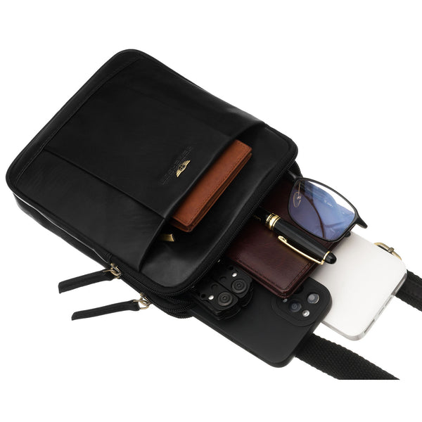 Vīriešu soma Peterson, melna R475