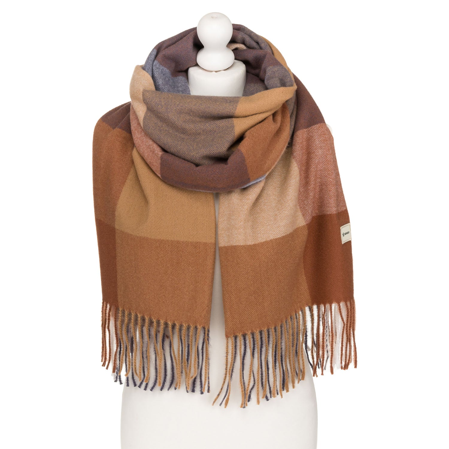 Šalle sievietēm Rovicky, tumši brūnā krāsā S17