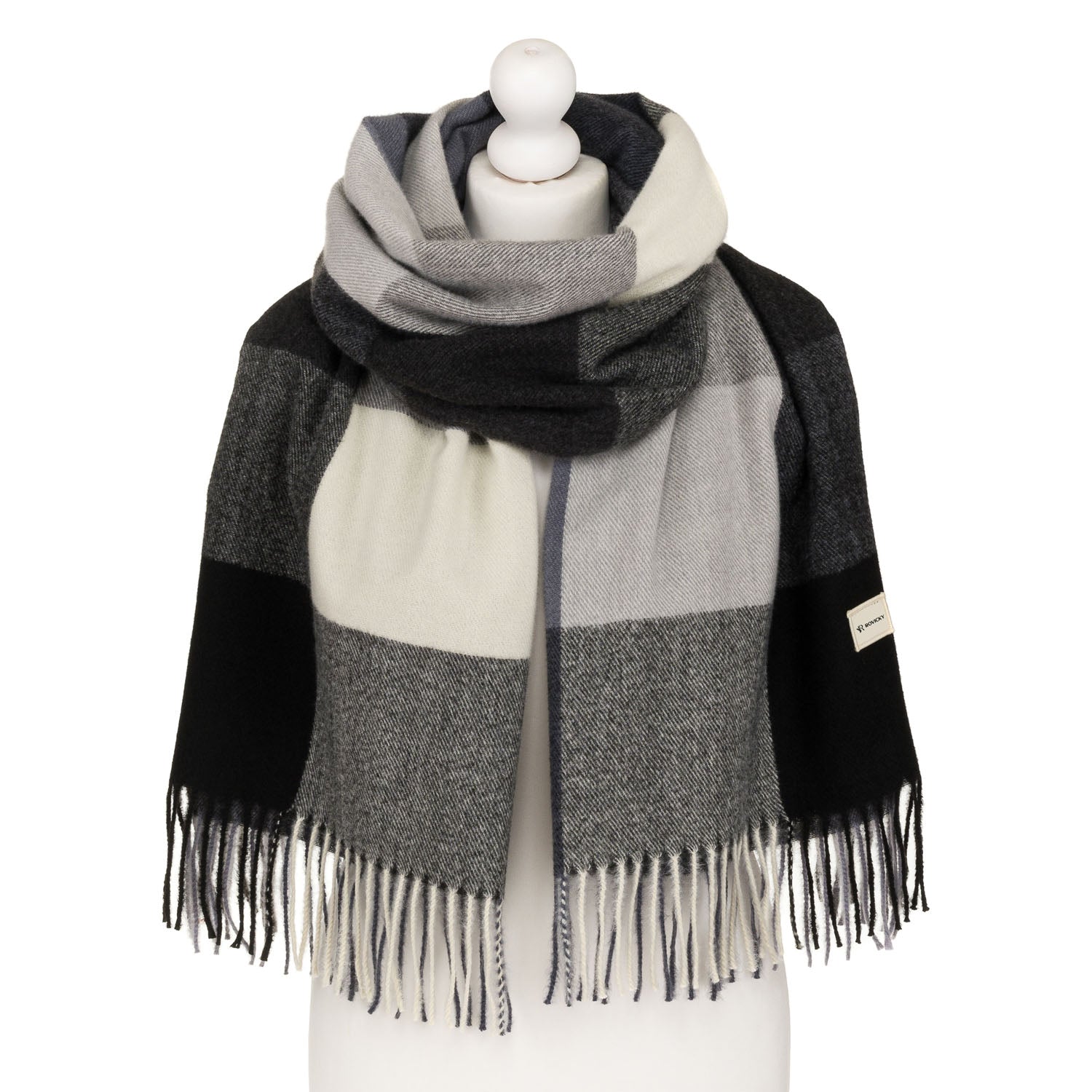 Šalle sievietēm Rovicky, melnā krāsā S16