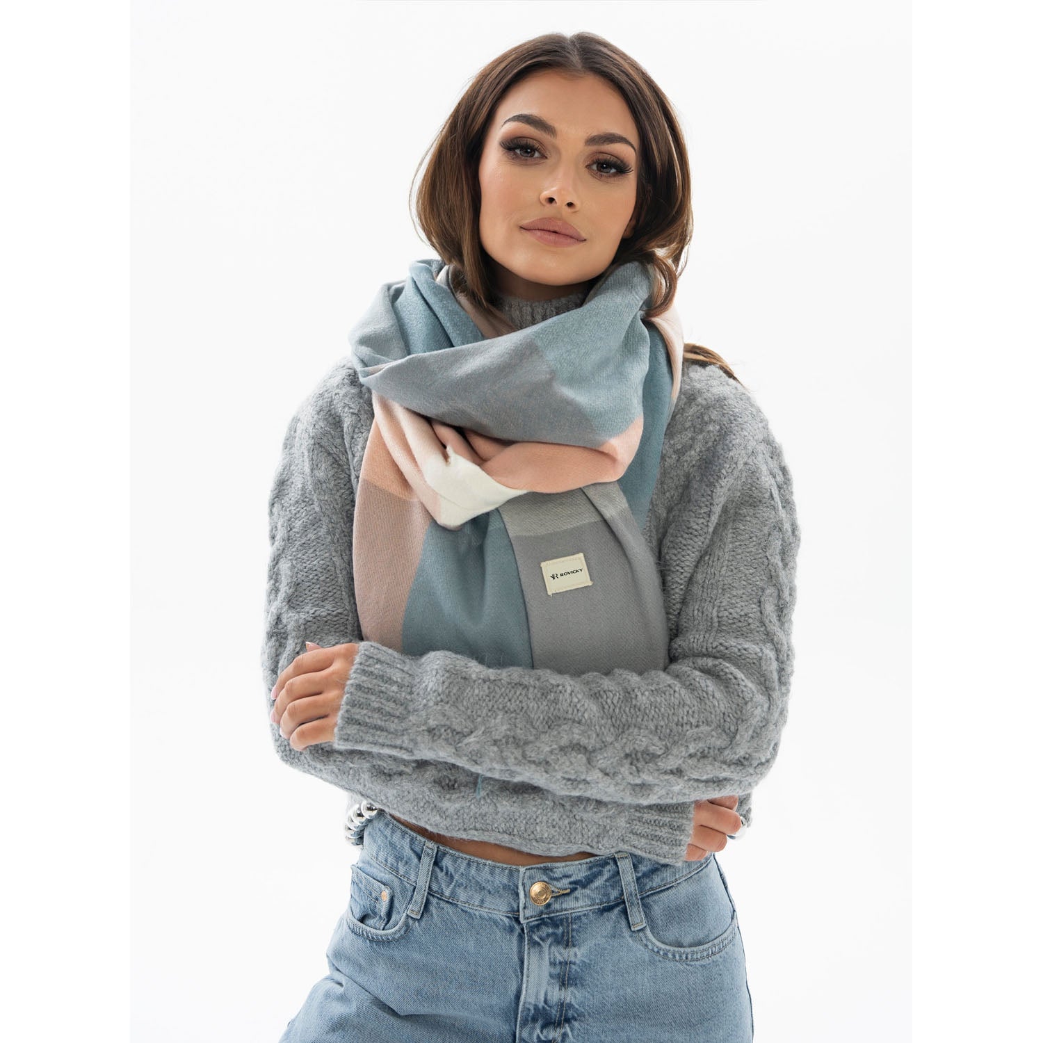 Šalle sievietēm Rovicky, zaļā krāsā S19