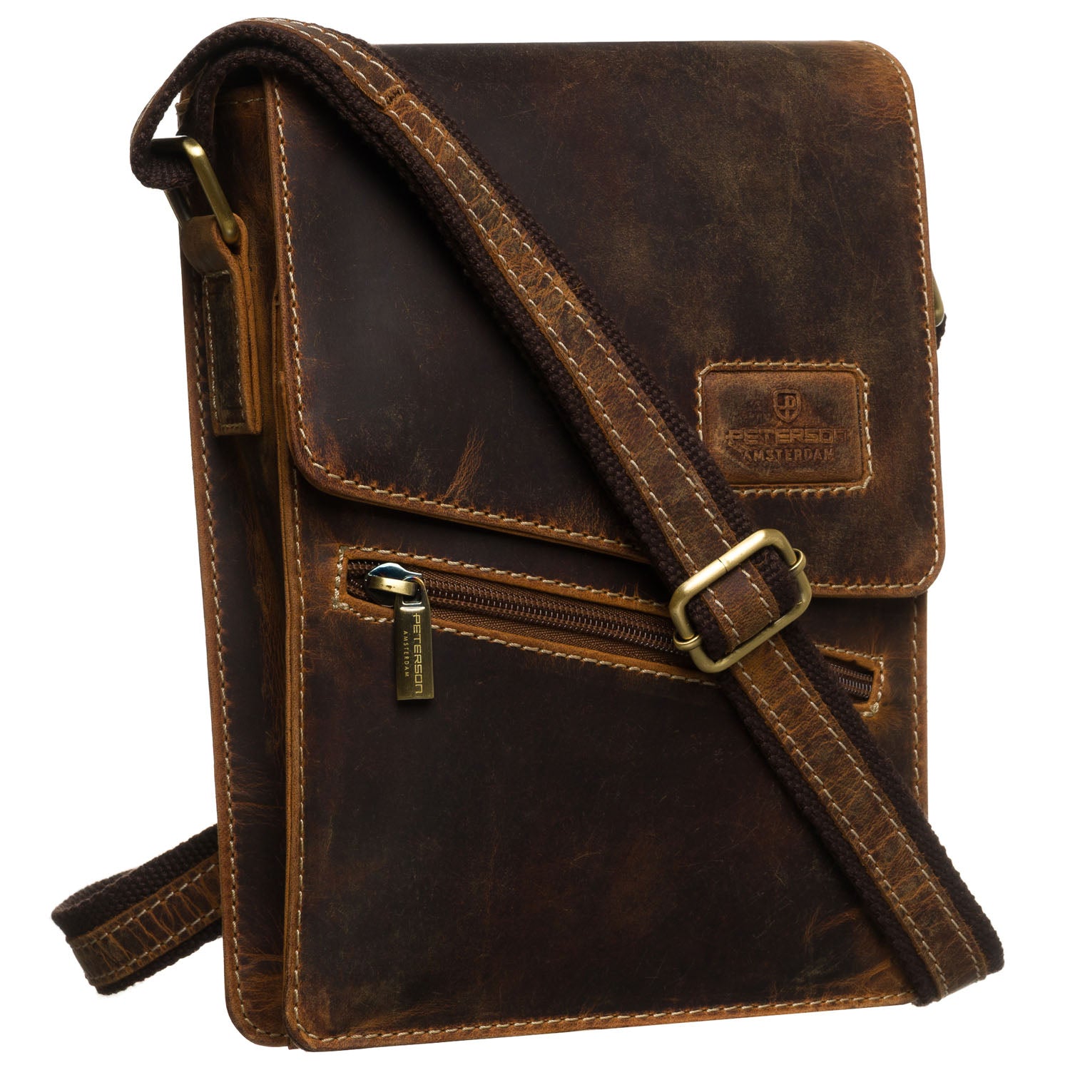 Vīriešu soma Peterson, brūna R595