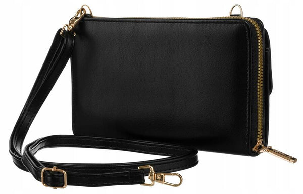 Maza eleganta rokassoma 4U Cavaldi, melna A0153