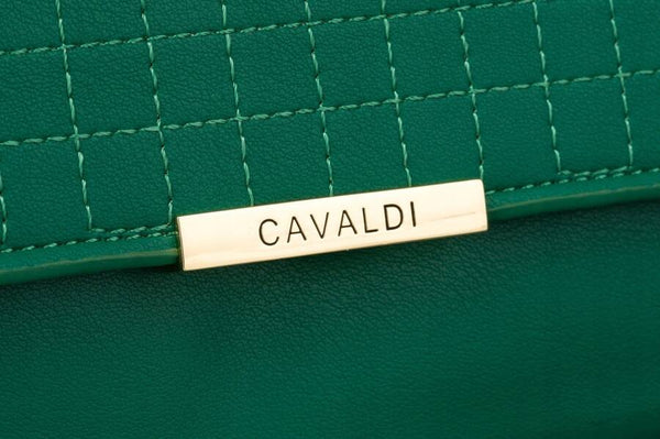 Maza eleganta rokassoma 4U Cavaldi, zaļa A0155
