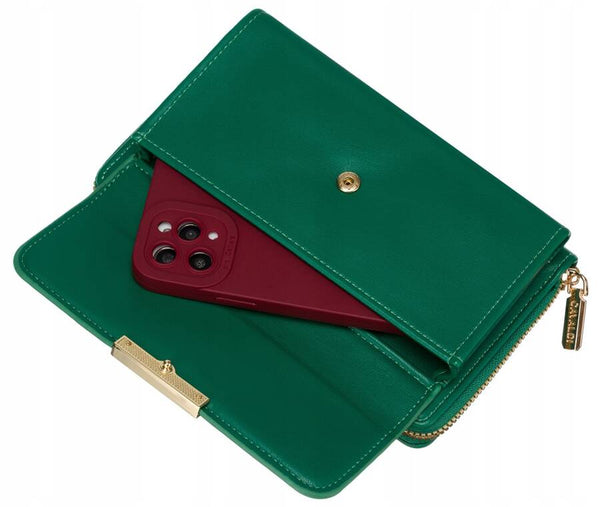 Maza eleganta rokassoma 4U Cavaldi, zaļa A0155
