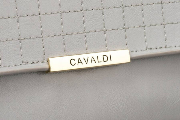Maza eleganta rokassoma Cavaldi, pelēka C0157